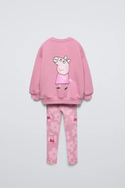 Niños ZARA 1½ - 6 Años·Sudaderas|1½ - 6 Años·Pantalones<CONJUNTO SUDADERA Y LEGGING PEPPA PIG ™