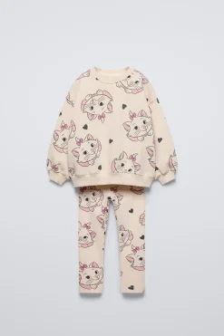 Niños ZARA 1½ - 6 Años·Sudaderas|1½ - 6 Años·Pantalones<CONJUNTO SUDADERA Y LEGGING MARIE © DISNEY
