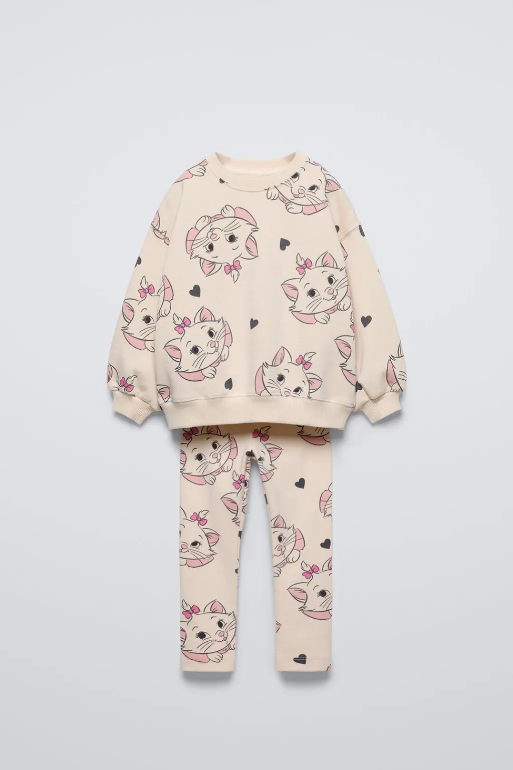 Niños ZARA 1½ - 6 Años·Sudaderas|1½ - 6 Años·Pantalones<CONJUNTO SUDADERA Y LEGGING MARIE © DISNEY