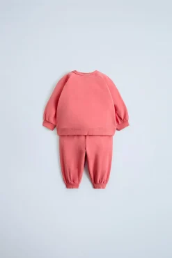 Niños ZARA 0 - 6 Meses·Leggings / Polainas|0 - 6 Meses·Básicos<CONJUNTO SUDADERA Y PANTALÓN JOGGER