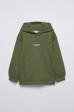 Niños ZARA 6 - 14 Años·Sudaderas|6 - 14 Años·Pantalones<CONJUNTO SUDADERA Y PANTALÓN JOGGER TEXTO BORDADO
