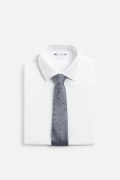 Sale CORBATA 100% SEDA JACQUARD PAISLEY Hombre Accesorios