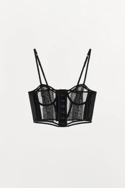 Clearance CORSÉ ENCAJE TIRANTES Mujer Tops / Bodies|Lenceria