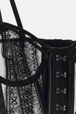 Clearance CORSÉ ENCAJE TIRANTES Mujer Tops / Bodies|Lenceria
