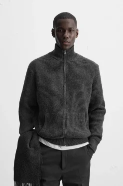 Outlet CÁRDIGAN ALGODÓN - CASHMERE CREMALLERA Hombre Jerséis / Chaquetas