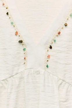 Clearance CUERPO ADORNOS PIEDRAS Mujer Tops / Bodies|Camisas / Blusas