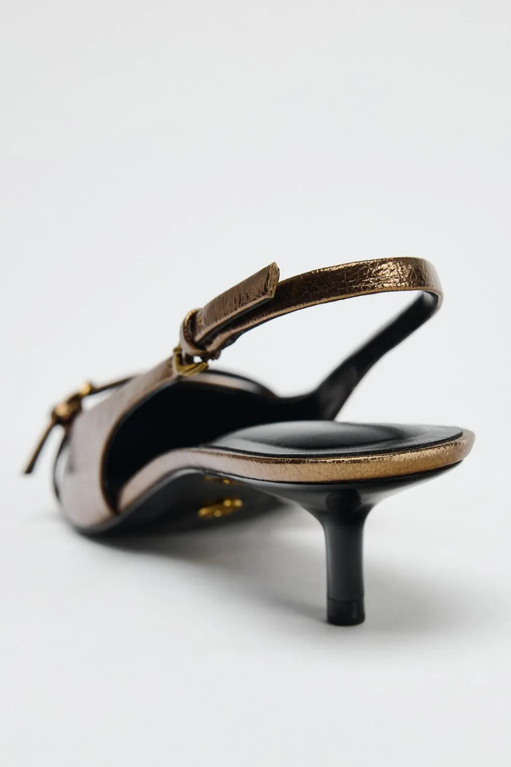 Best DESTALONADO TACÓN KITTEN EFECTO METALIZADO Mujer Zapatos
