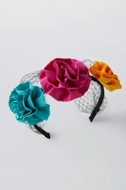 Niños ZARA 1½ - 6 Años·Accesorios|6 - 14 Años·Accesorios<DIADEMA DISFRAZ FLORES Y REJILLA