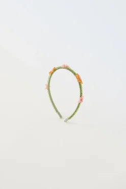 Niños ZARA 1½ - 6 Años·Accesorios|6 - 14 Años·Accesorios<DIADEMA FLORES ABALORIOS