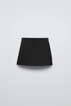 Niños ZARA 6 - 14 Años·Faldas / Bermudas<FALDA BANDA LATERAL SATINADA