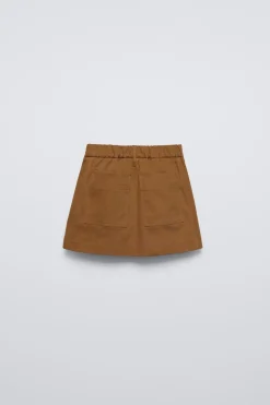 Niños ZARA 6 - 14 Años·Faldas / Bermudas|6 - 14 Años·Total Look<FALDA BERMUDA BOLSILLOS