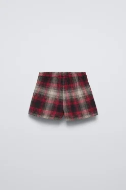 Niños ZARA 1½ - 6 Años·Faldas / Bermudas|1½ - 6 Años·Total Look<FALDA BERMUDA CUADROS