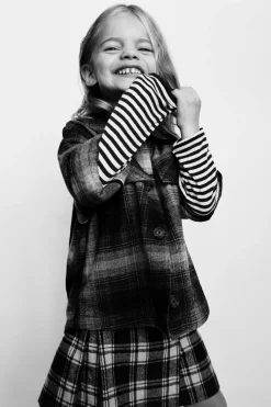 Niños ZARA 1½ - 6 Años·Faldas / Bermudas|6 - 18 Meses·Braguitas / Bermudas<FALDA BERMUDA CUADROS
