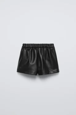 Niños ZARA 1½ - 6 Años·Faldas / Bermudas|6 - 18 Meses·Braguitas / Bermudas<FALDA BERMUDA EFECTO PIEL