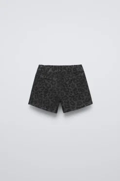Niños ZARA 1½ - 6 Años·Jeans / Denim|1½ - 6 Años·Faldas / Bermudas<FALDA BERMUDA PAREO ANIMAL PRINT