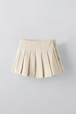 Niños ZARA 6 - 14 Años·Faldas / Bermudas|6 - 14 Años·Total Look<FALDA FLUIDA TABLAS