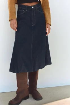 Best FALDA GLOBO DENIM TRF Mujer Faldas / Shorts