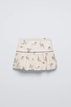 Niños ZARA 6 - 14 Años·Faldas / Bermudas|6 - 14 Años·Total Look<FALDA GLOBO ESTAMPADO BOTAS