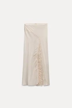 Best FALDA MIDI ENCAJE Mujer Faldas / Shorts
