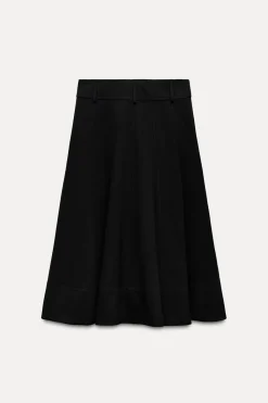 Best FALDA MIDI GODET ZW COLLECTION Mujer Faldas / Shorts