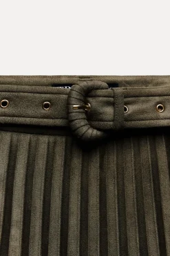 Best FALDA MIDI PLISADA EFECTO ANTE Mujer Faldas / Shorts