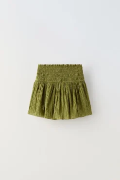 Niños ZARA 6 - 14 Años·Faldas / Bermudas|6 - 14 Años·Total Look<FALDA PLUMETI GOMAS