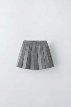 Niños ZARA 1½ - 6 Años·Punto|1½ - 6 Años·Faldas / Bermudas<FALDA PUNTO TABLAS