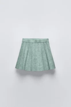 Niños ZARA 6 - 14 Años·Punto|6 - 14 Años·Faldas / Bermudas<FALDA PUNTO TABLAS
