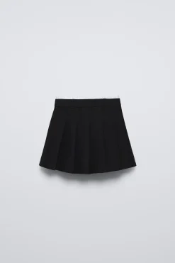 Niños ZARA 6 - 14 Años·Faldas / Bermudas<FALDA TABLAS DOBLE CINTURILLA