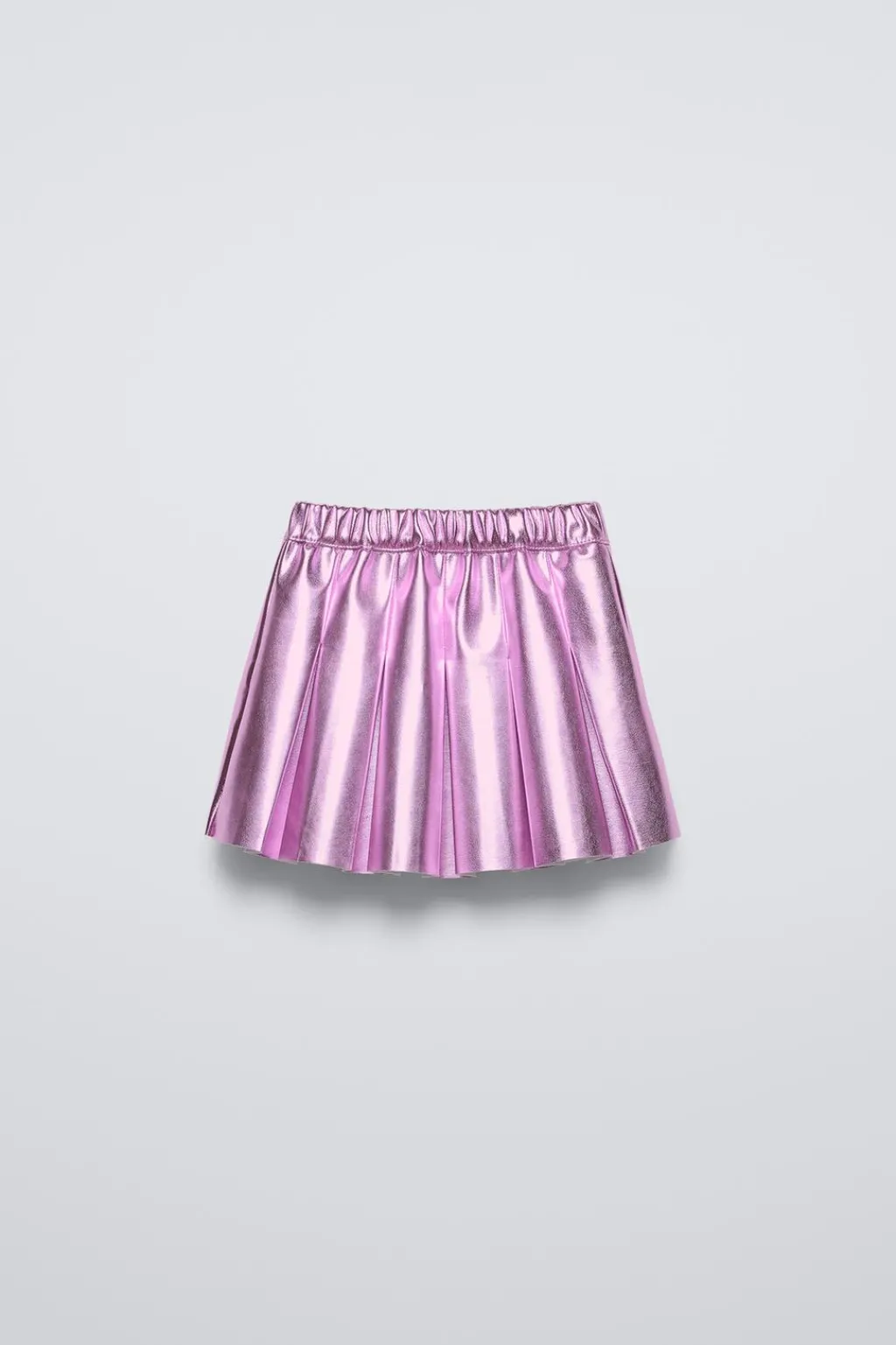 Niños ZARA 1½ - 6 Años·Faldas / Bermudas<FALDA TABLAS EFECTO PIEL METALIZADA