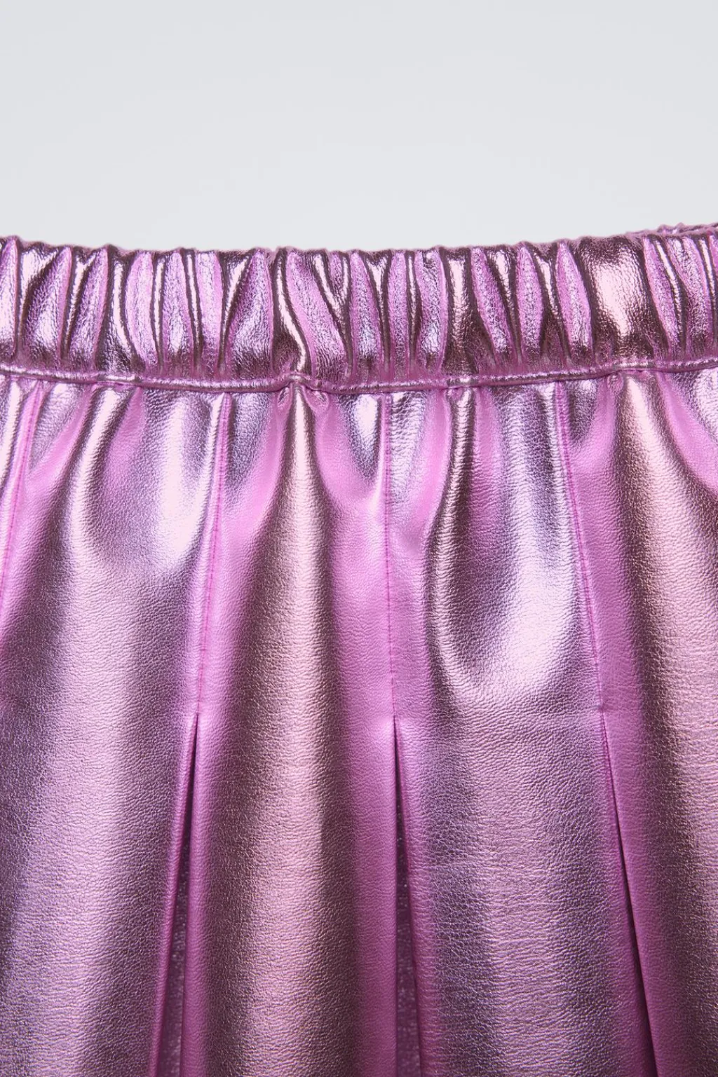 Niños ZARA 1½ - 6 Años·Faldas / Bermudas<FALDA TABLAS EFECTO PIEL METALIZADA