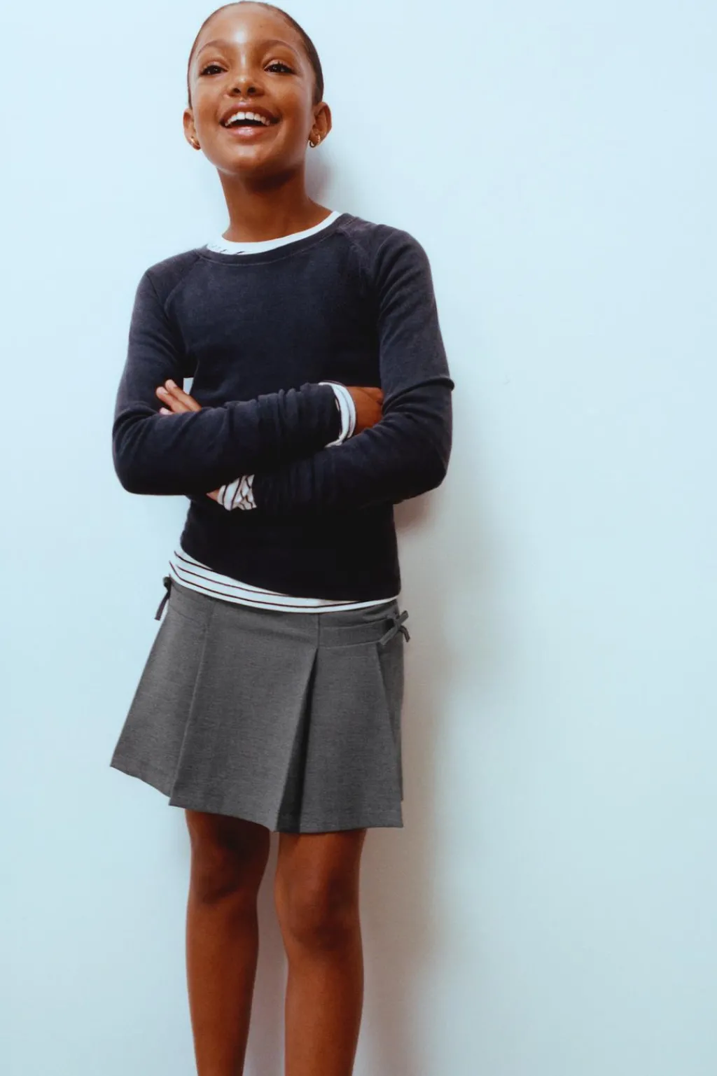 Niños ZARA 6 - 14 Años·Faldas / Bermudas|6 - 14 Años·Total Look<FALDA TABLAS LACITOS
