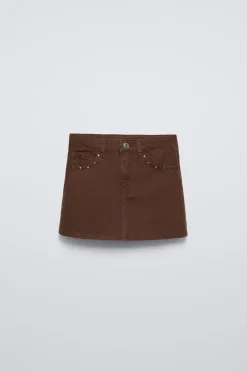Niños ZARA 6 - 14 Años·Faldas / Bermudas|6 - 14 Años·Total Look<FALDA TACHAS