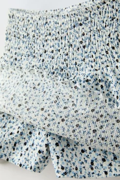 Niños ZARA 6 - 14 Años·Faldas / Bermudas<FALDA TEXTURA FLORES