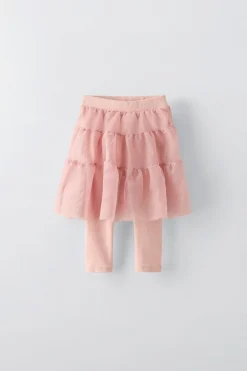 Niños ZARA 1½ - 6 Años·Pantalones|1½ - 6 Años·Leggings<FALDA TUL CON LEGGING