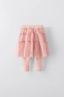 Niños ZARA 1½ - 6 Años·Pantalones|1½ - 6 Años·Leggings<FALDA TUL CON LEGGING