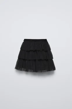 Niños ZARA 6 - 14 Años·Faldas / Bermudas<FALDA TUL VOLANTES