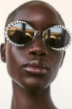 Clearance GAFAS DE SOL OVALADAS JOYAS Mujer Accesorios / Bisuteria