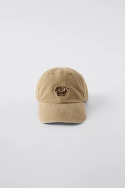 Niños ZARA 1½ - 6 Años·Accesorios|6 - 14 Años·Accesorios<GORRA BORDADO LAVADA
