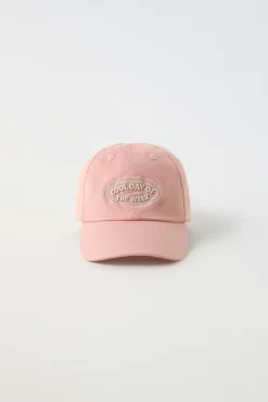 Niños ZARA 1½ - 6 Años·Accesorios|6 - 14 Años·Accesorios<GORRA BORDADO TEXTO