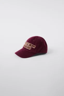 Niños ZARA 1½ - 6 Años·Accesorios|1½ - 6 Años·Accesorios<GORRA PANA BORDADO
