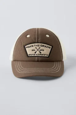 Niños ZARA 1½ - 6 Años·Accesorios|6 - 14 Años·Accesorios<GORRA PARCHE BORDADO REJILLA