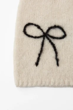 Clearance GORRO BEANIE PUNTO GRUESO LAZOS Mujer Accesorios / Bisuteria