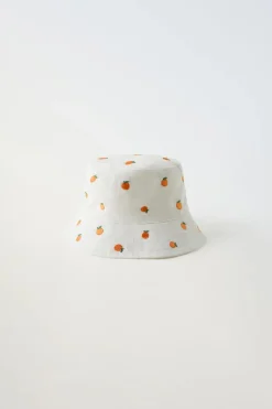 Niños ZARA 1½ - 6 Años·Accesorios|6 - 14 Años·Accesorios<GORRO BOB BORDADOS FRUTAS