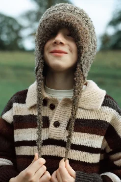Niños ZARA 6 - 14 Años·Accesorios|6 - 14 Años·Accesorios<GORRO CON LANA OREJERAS