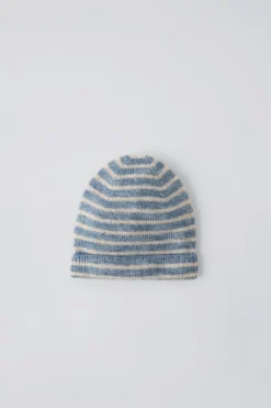 Niños ZARA 1½ - 6 Años·Accesorios|1½ - 6 Años·Accesorios<GORRO CON LANA Y CASHMERE RAYAS