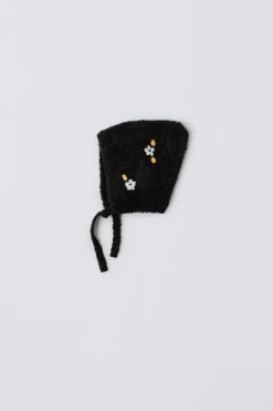 Niños ZARA 6 - 18 Meses·Conjuntos|6 - 18 Meses·Punto<GORRO FLORES BORDADAS