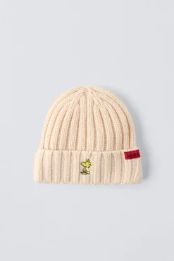 Niños ZARA 1½ - 6 Años·Licencias|1½ - 6 Años·Accesorios<GORRO PUNTO BORDADO SNOOPY PEANUTS™