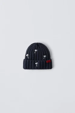 Niños ZARA 1½ - 6 Años·Licencias|1½ - 6 Años·Accesorios<GORRO PUNTO BORDADOS SNOOPY PEANUTS™