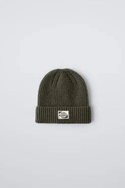 Niños ZARA 1½ - 6 Años·Accesorios|6 - 14 Años·Accesorios<GORRO PUNTO ETIQUETA